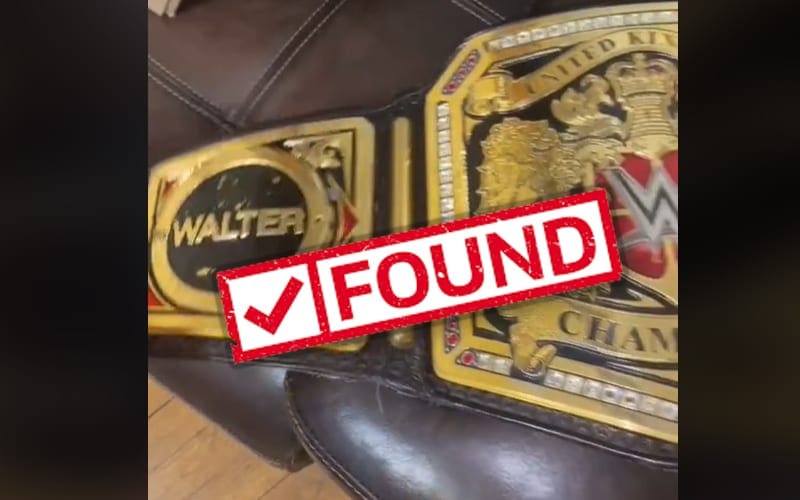 WALTER’s Stolen Title Resurfaces & Returned To WWE