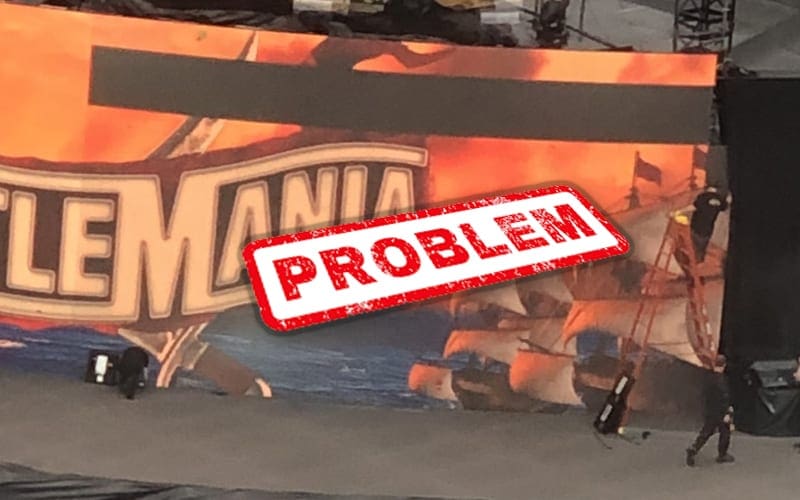 WWE Crew Rushed To Fix Broken Set Before WrestleMania Night Two