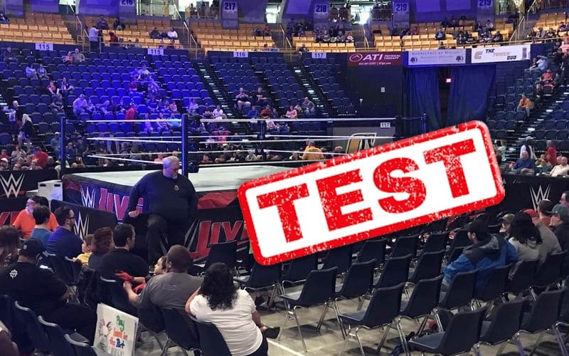 WWE Preparing Test Events For Return Of Live Fans