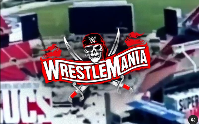 First Look At Construction Of WWE WrestleMania Stage