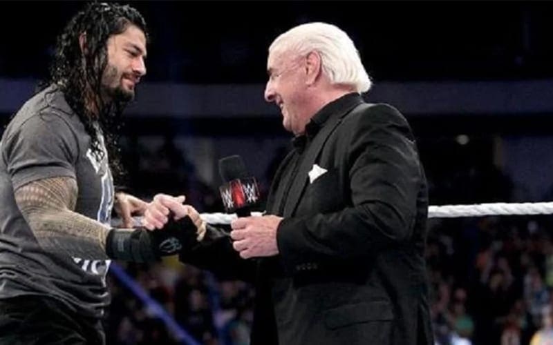 Ric Flair Was Worried About Losing Roman Reigns’ Respect After Becky Lynch Trademark Drama