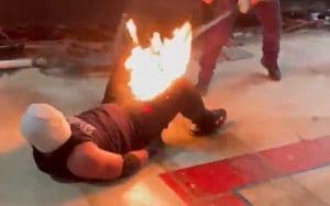 Video Of Wrestler Setting Opponent's Crotch On Fire Goes Viral
