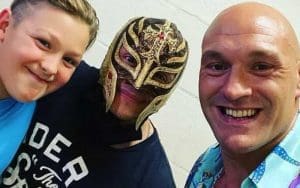 Tyson Fury Backstage At WWE WrestleMania Backlash Tyson Fury Backstage At WWE WrestleMania Backlash