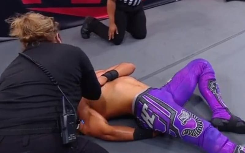 Humberto Carrillo Injured During WWE RAW