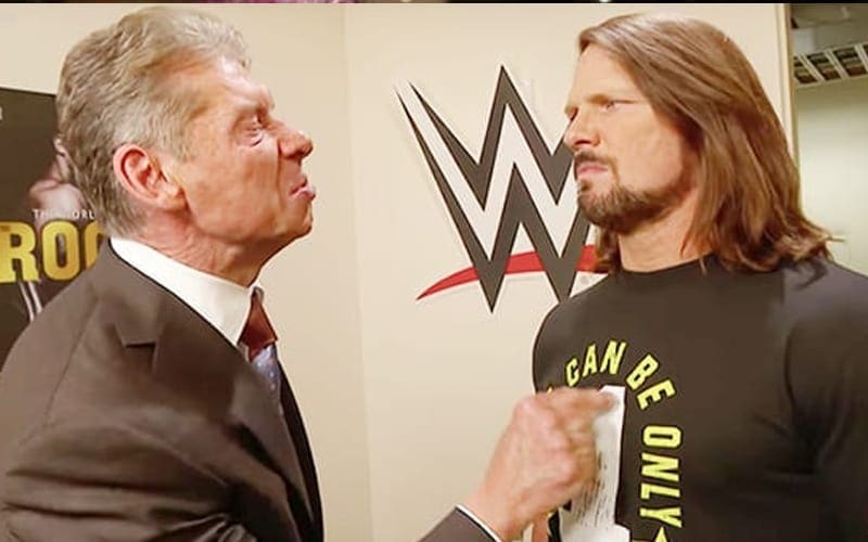 AJ Styles Reveals What Vince McMahon Told Him After His First WWE Match