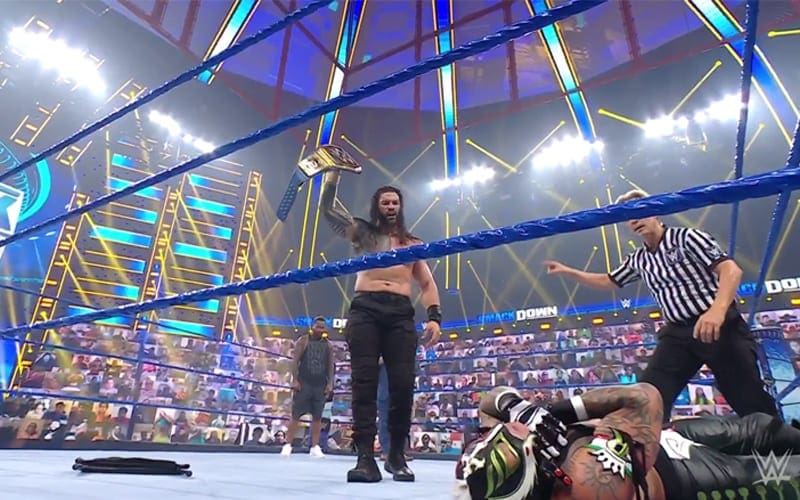 Roman Reigns Warns Rey Mysterio To Stay Home After Brutal Hell In A Cell Match On WWE Smackdown