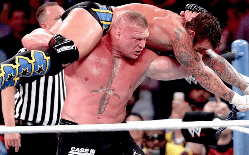 CM Punk Reveals How Brock Lesnar SummerSlam Match Was Called In The Ring