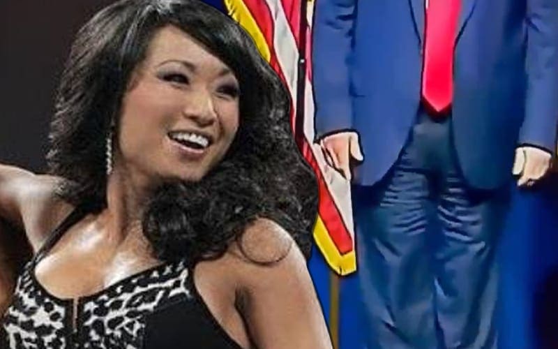 Gail Kim Drags Donald Trump For Putting His Pants On Backwards