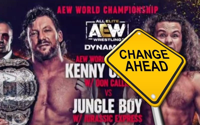 AEW Changes Date For Kenny Omega vs Jungle Boy World Title Match