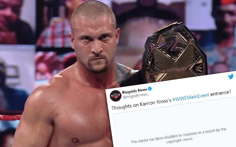 WWE Trying To Erase Karrion Kross’ Main Event Entrance From Social Media