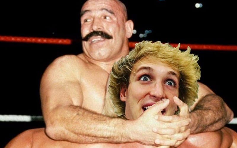 The Iron Sheik Sends Hilarious Threat To Logan Paul After Floyd Mayweather Fight
