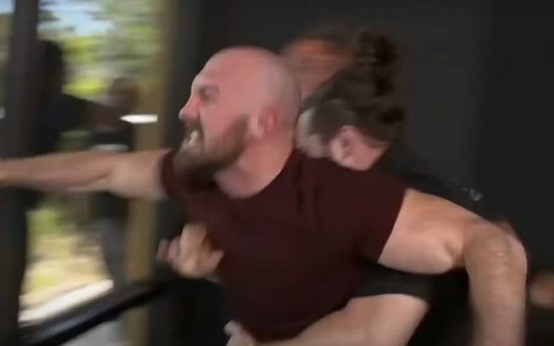 Brawl Between Oney Lorcan & Austin Theory Breaks Out Before WWE NXT