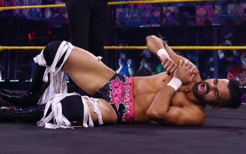 Sunil Singh Injured During WWE 205 Live This Week