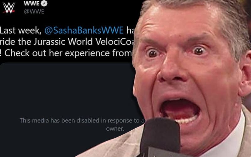 WWE’s Official Twitter Account Flagged For Copyright Infringement