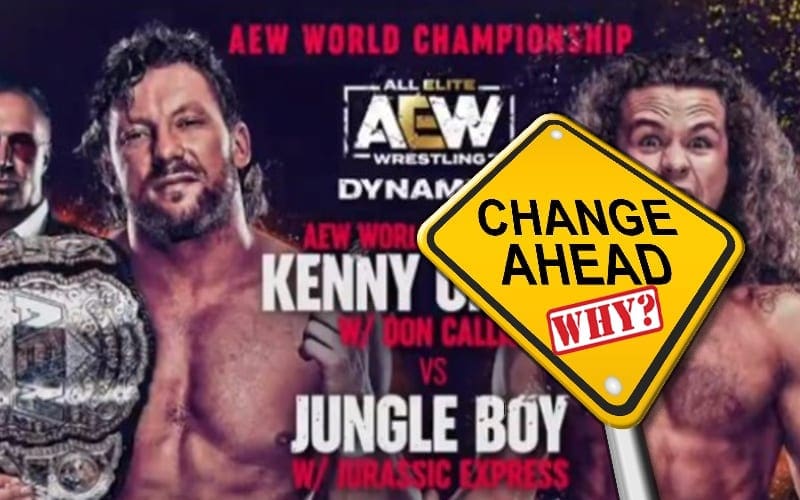 Why AEW Moved Kenny Omega vs Jungle Boy World Title Match