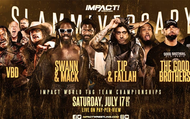 Impact Tag Team Title Match & More Made Official For Slammiversary