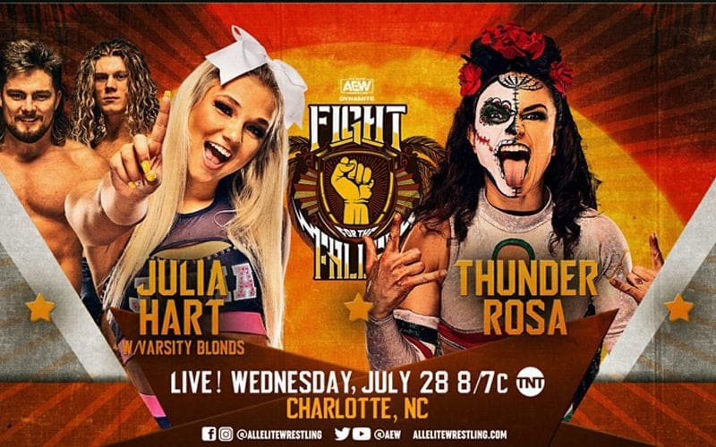 Thunder Rosa Match Added To AEW Fight For The Fallen