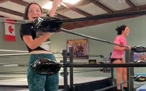 Tessa Blanchard Training Bayley’s Biggest Fan Izzy Tessa Blanchard Training Bayley's Biggest Fan Izzy