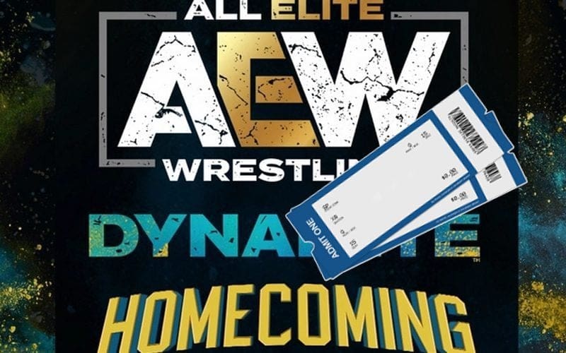 AEW Trying Hard To Sell Tickets For Homecoming Event
