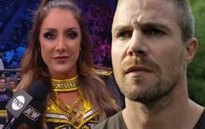 Stephen Amell Could See Himself Wrestling Britt Baker