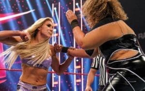 Becky Lynch Rips Awkward Shoot Fight Between Nia Jax & Charlotte Flair Charlotte Flair & Nia Jax Reportedly Tried To 'Work A Shoot' With Match On WWE RAW