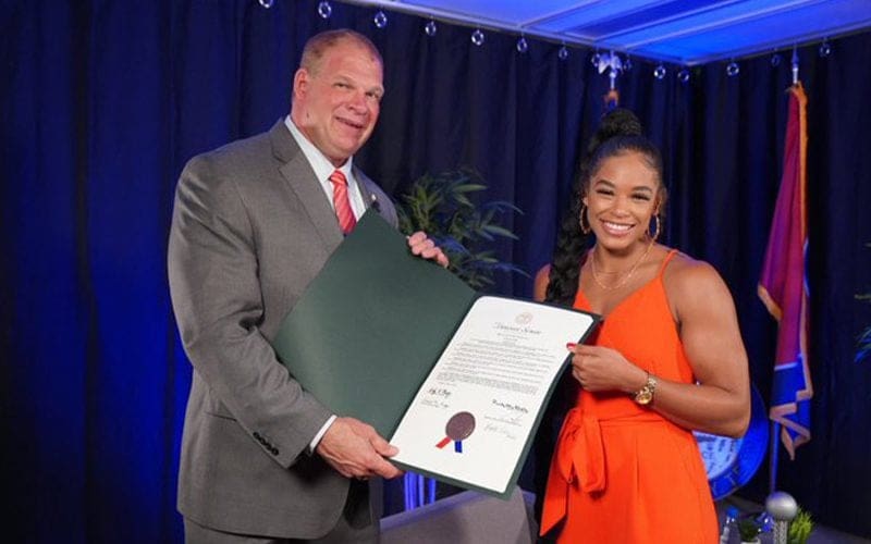 Bianca Belair Honored By Kane Prior To WWE SmackDown