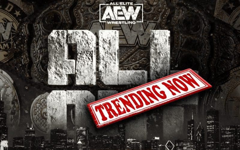 AEW All Out Trends Big Way Head Of Schedule
