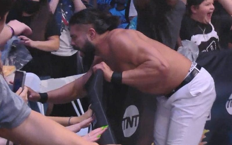 Andrade Reaches Out To Young Fan He Accidentally Hit During AEW Rampage