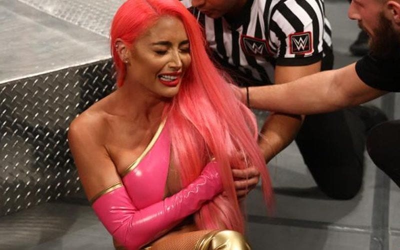 Eva Marie Suffered ‘Possible Dislocation’ On Elbow After Attack On WWE RAW