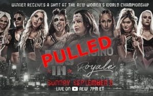 AEW Pulls Competitor From Women’s Casino Battle Royale Match At All Out AEW Pulls Competitor From Women's Casino Battle Royale Match At All Out