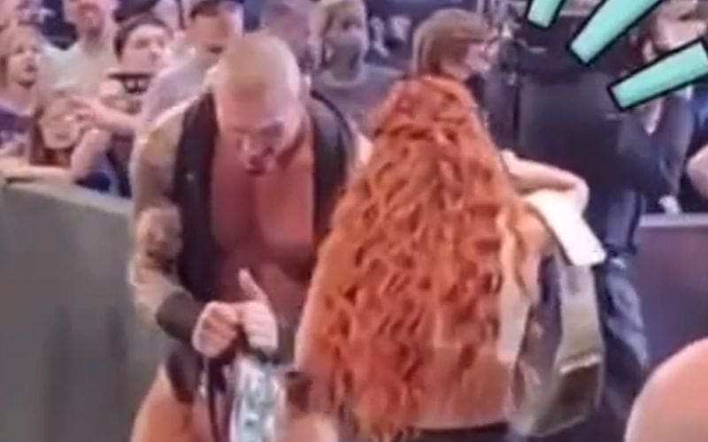 Unseen Footage of Randy Orton & Becky Lynch Showing Each Other Respect on WWE RAW