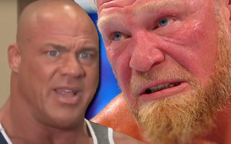 Brock Lesnar Once Broke Kurt Angle’s Neck In Three Places With A Chair Shot