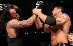 Undertaker Says Batista Had A Chip On His Shoulder Over WrestleMania Match Undertaker Says Batista Had A Chip On His Shoulder Over WrestleMania Match