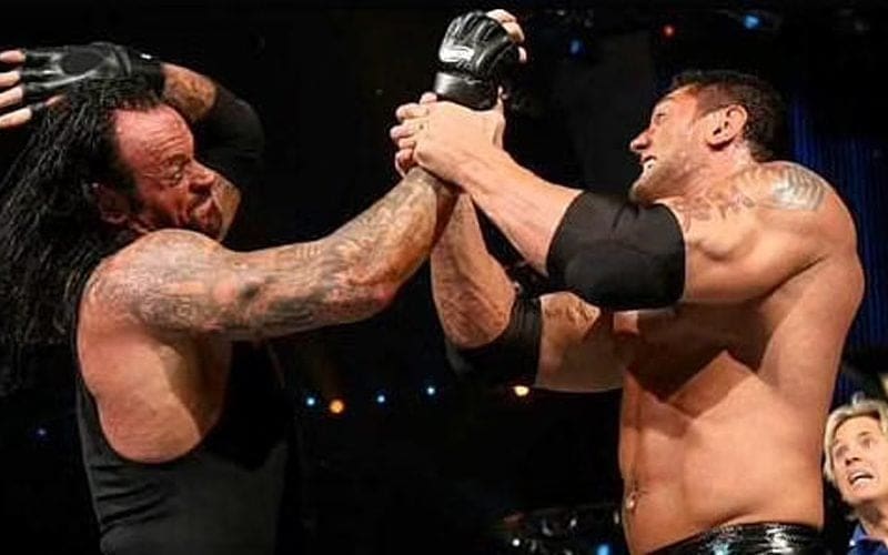 Undertaker Says Batista Had A Chip On His Shoulder Over WrestleMania Match