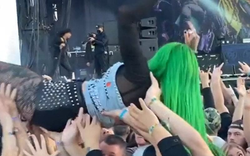 Shotzi Blackheart Drops Video Of Herself Crowd Surfing At Music Festival Over The Weekend