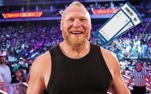 Brock Lesnar Buying Front Row Seat For Upcoming WWE SmackDown
