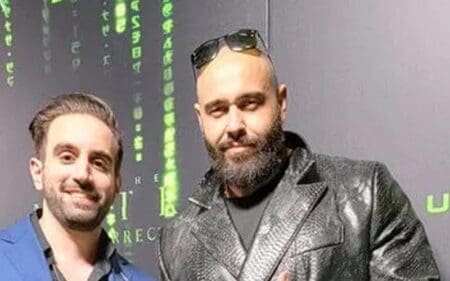 Miro Rocks Black Leather Look At The Matrix Resurrections Premiere Miro Rocks Black Leather Look At The Matrix Resurrections Premiere