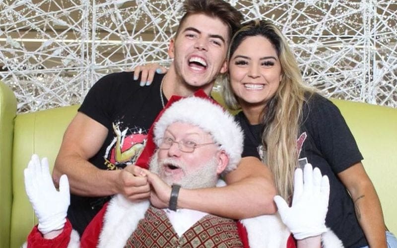 Tay Conti Drops Photo With Sammy Guevara In Christmas Post