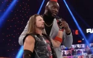 Omos Flew Home Before WWE RAW Started After Arriving For AJ Styles Match