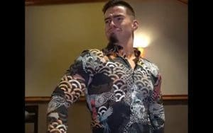 Austin Theory Shows Off Vince McMahon’s Strut Backstage Before WWE RAW Austin Theory Shows Off Vince McMahon's Strut Backstage Before WWE RAW