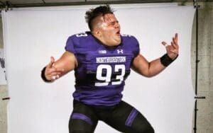Northwestern Football Player Joe Spivak Jumped At WWE's NIL Deal