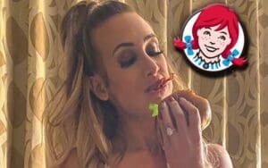 Wendy's Reacts To Carmella's Lingerie Square Burger Photo Shoot