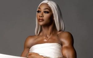 Jade Cargill Shows The Power Of Her Flames While Only Wearing A White Sheet