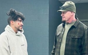 Bad Bunny Spotted Backstage At WWE Royal Rumble Bad Bunny Spotted Backstage At WWE Royal Rumble