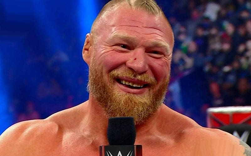 Brock Lesnar Has Amusing Reaction When Asked About Fan Attacking Seth Rollins