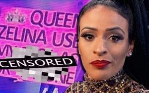 Vulgar Zelina Vega Sign Makes It On WWE RAW