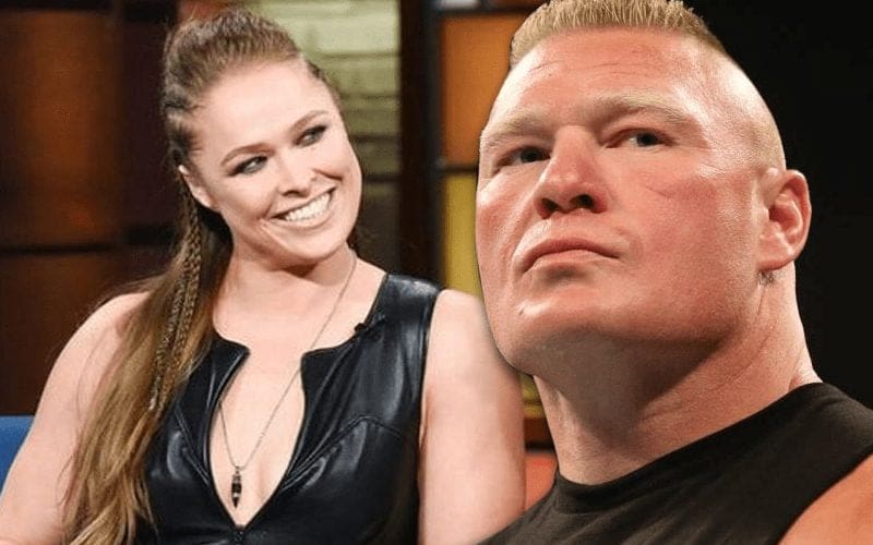 Ronda Rousey Called A Female Brock Lesnar