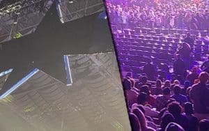 Fans Evacuated When Pyro Melts WWE WrestleMania Sign At Royal Rumble Fans Evacuated When Pyro Melts WWE WrestleMania Sign At Royal Rumble