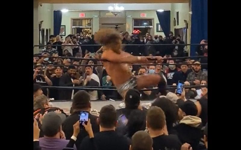 Joey Janela Beats Up Fan For Throwing Beer On Him