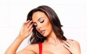 Cassie Lee Finds Her Perfect Shade Of Red In Smoking Photo Drop